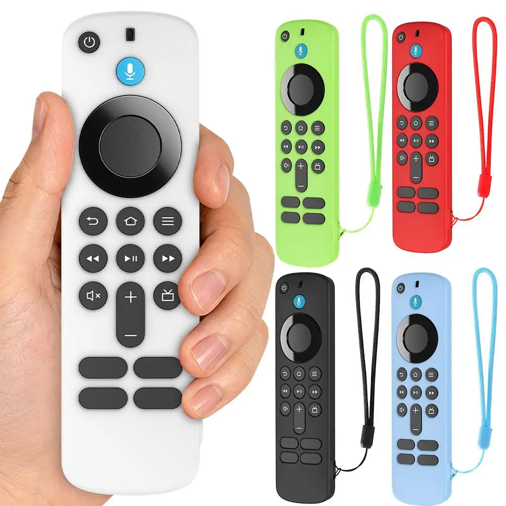 Funda de silicona con Control remoto para Fire TV Stick HD/4K 2025, el más nuevo modelo, anticaída, a prueba de polvo, a prueba de golpes, funda de piel anticaída