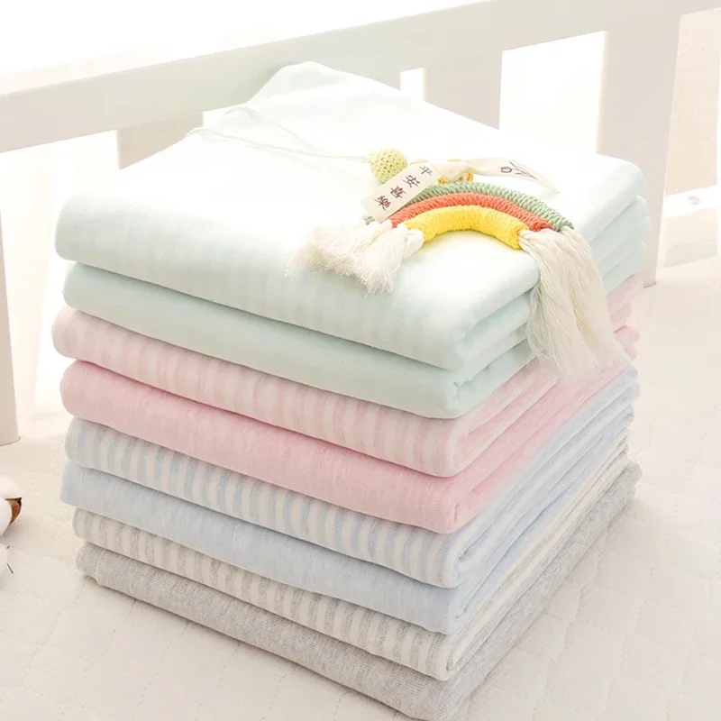 180x50cm High Quality Soft Pure Cotton Knitted Fabric For Baby Clothes Blankets, Pajamas Handmade Sewing DIY Fabric TJ20269