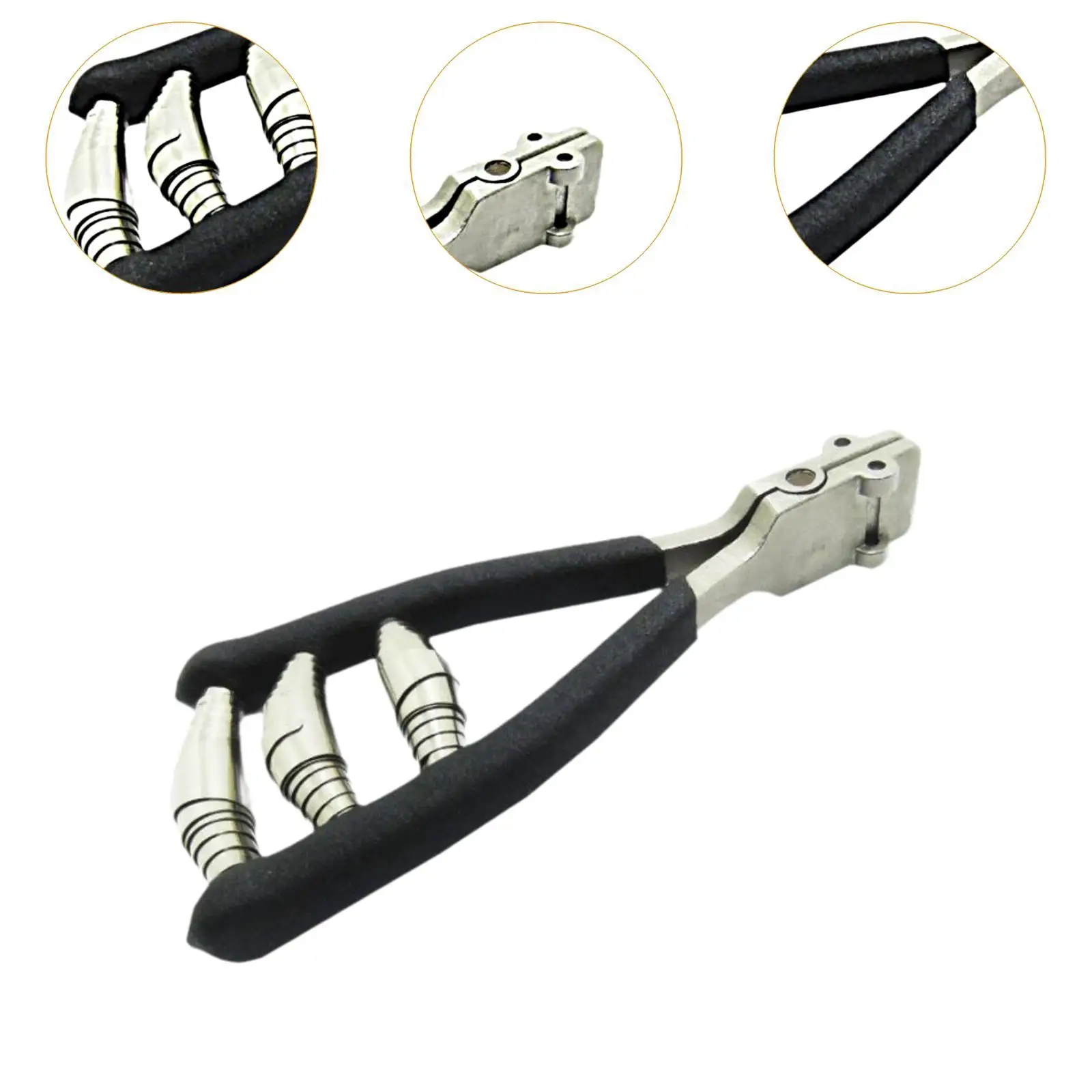 Sports Starting Clamp Anti Slip Badminton Racket 3 Spring Starter Clamp Clamping Tool Badminton Starting Stringing Clamp