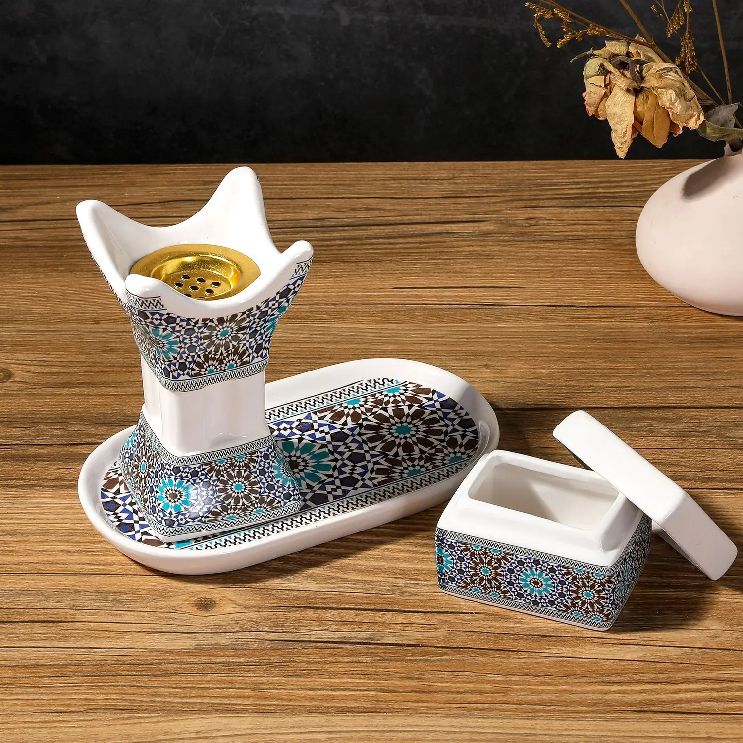 Arabisches Keramik-Räucherstäb – Incense Holder Bewertung und Preis