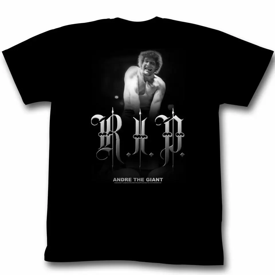 Andre The Giant R I P Black T Shirt