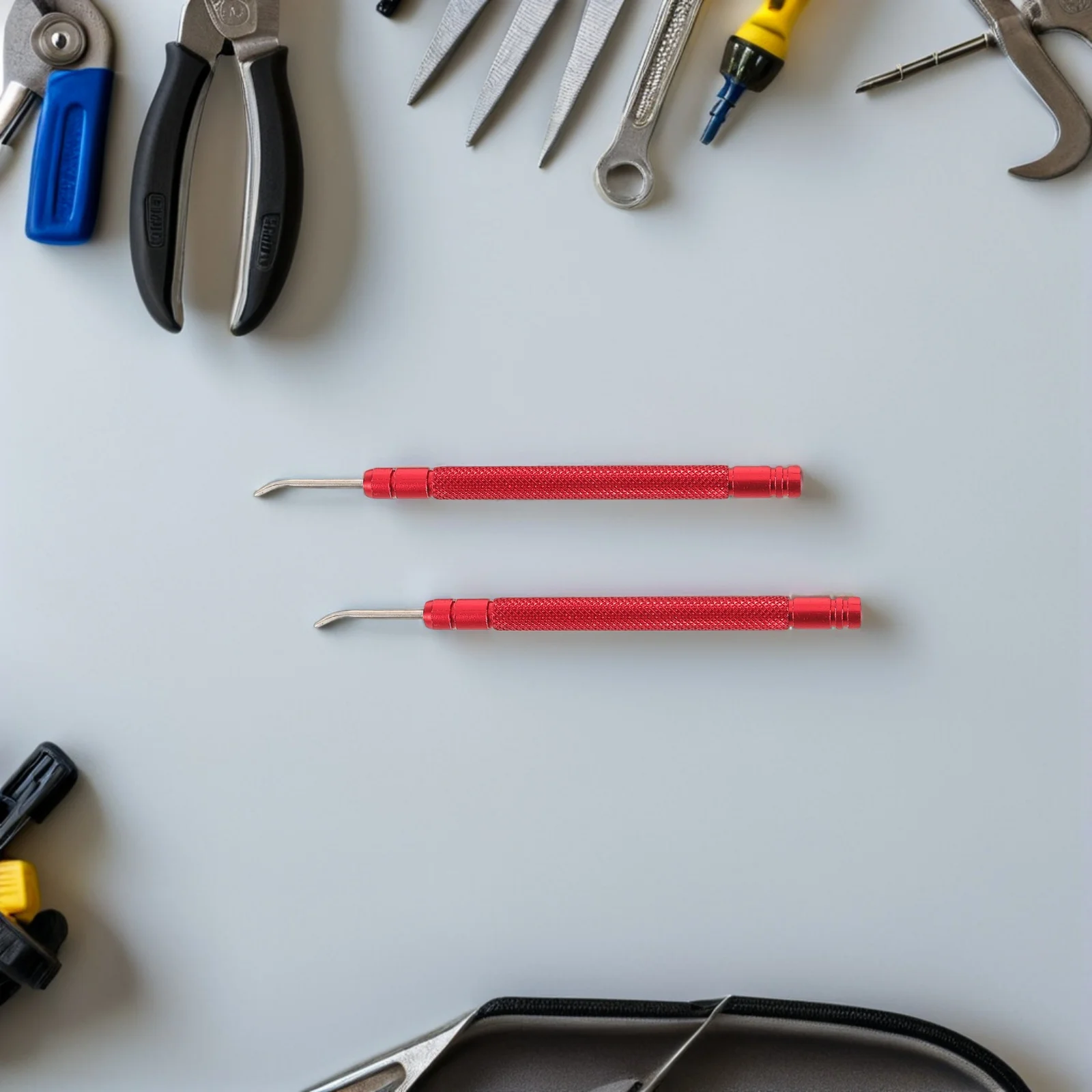 

2Pcs Watch Hand Removal Levers Portable Repair Tool Kit for Various Brands Maintenance Easy Handling Compact Travel Size