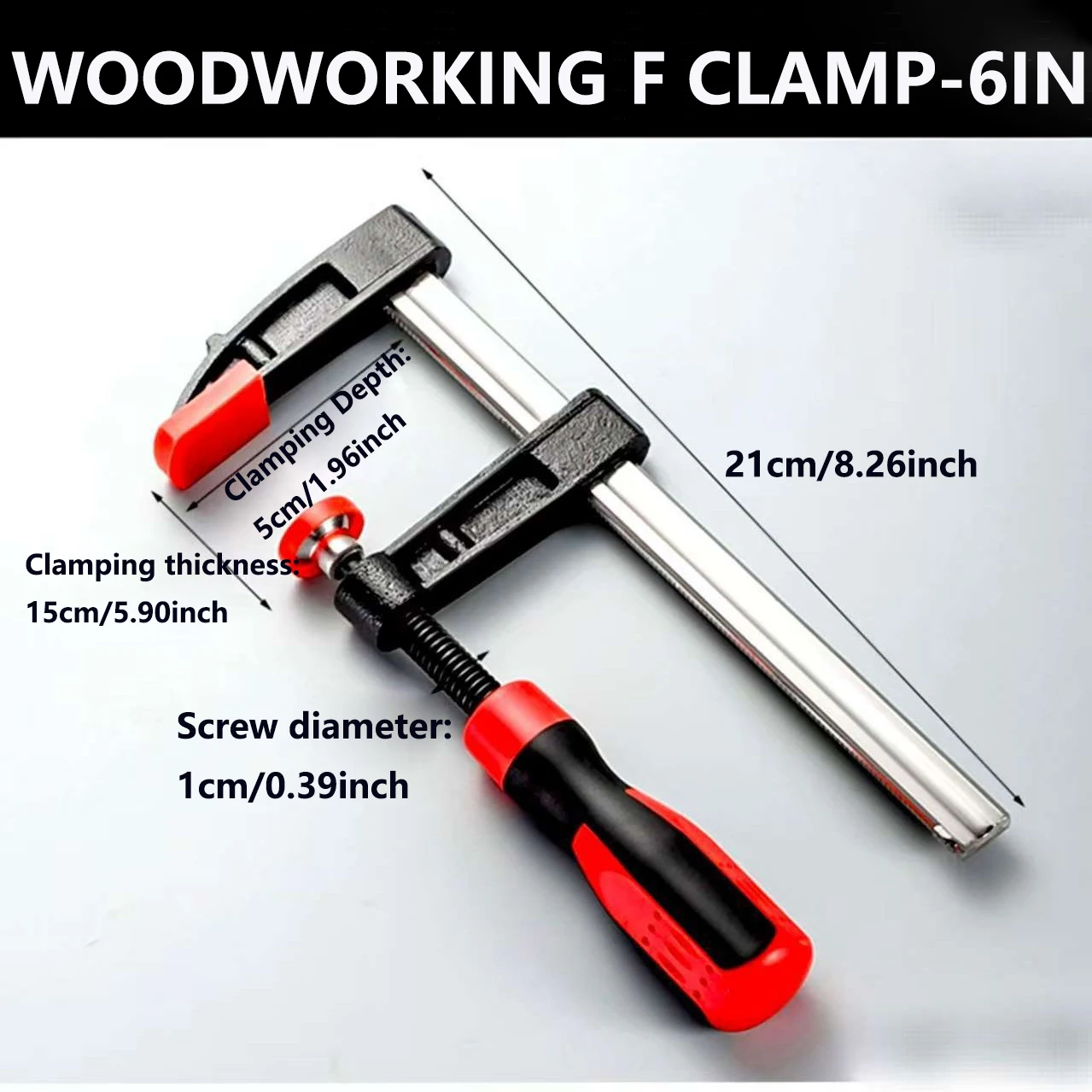 Heavy Duty F Clamp Quick Grip Bar Clamp Quick Release Woodworking Metal Fixing Clamp High Strength Carpentry Clamps Hand Tools