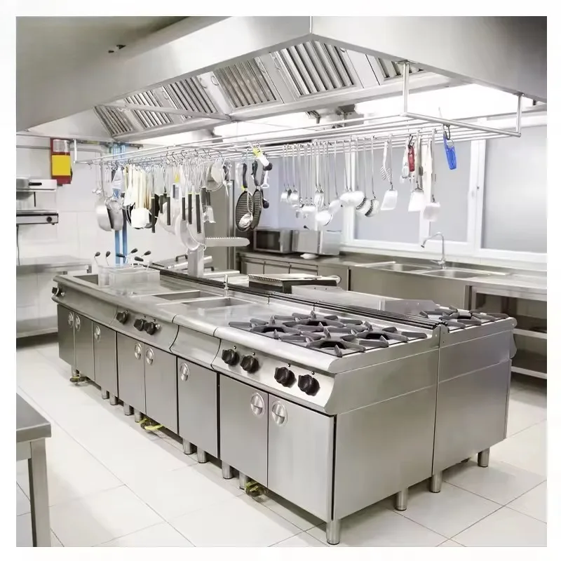 Hotel restaurant supplies luxury use full products, commercial catering kitchen sets, restaurant kitchen equipment appliances