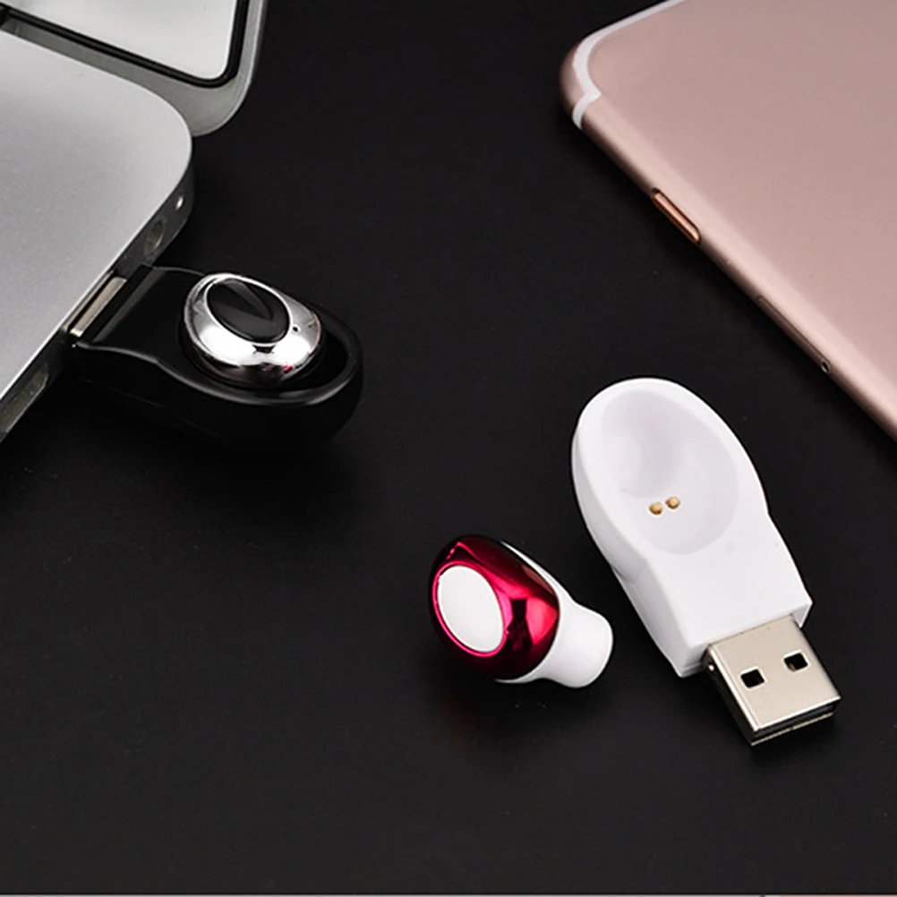 

Wireless 4.1 Earbuds Mini Invisible In Ear Headphones Sport Silicone Earphones For Mobile Tablets Black
