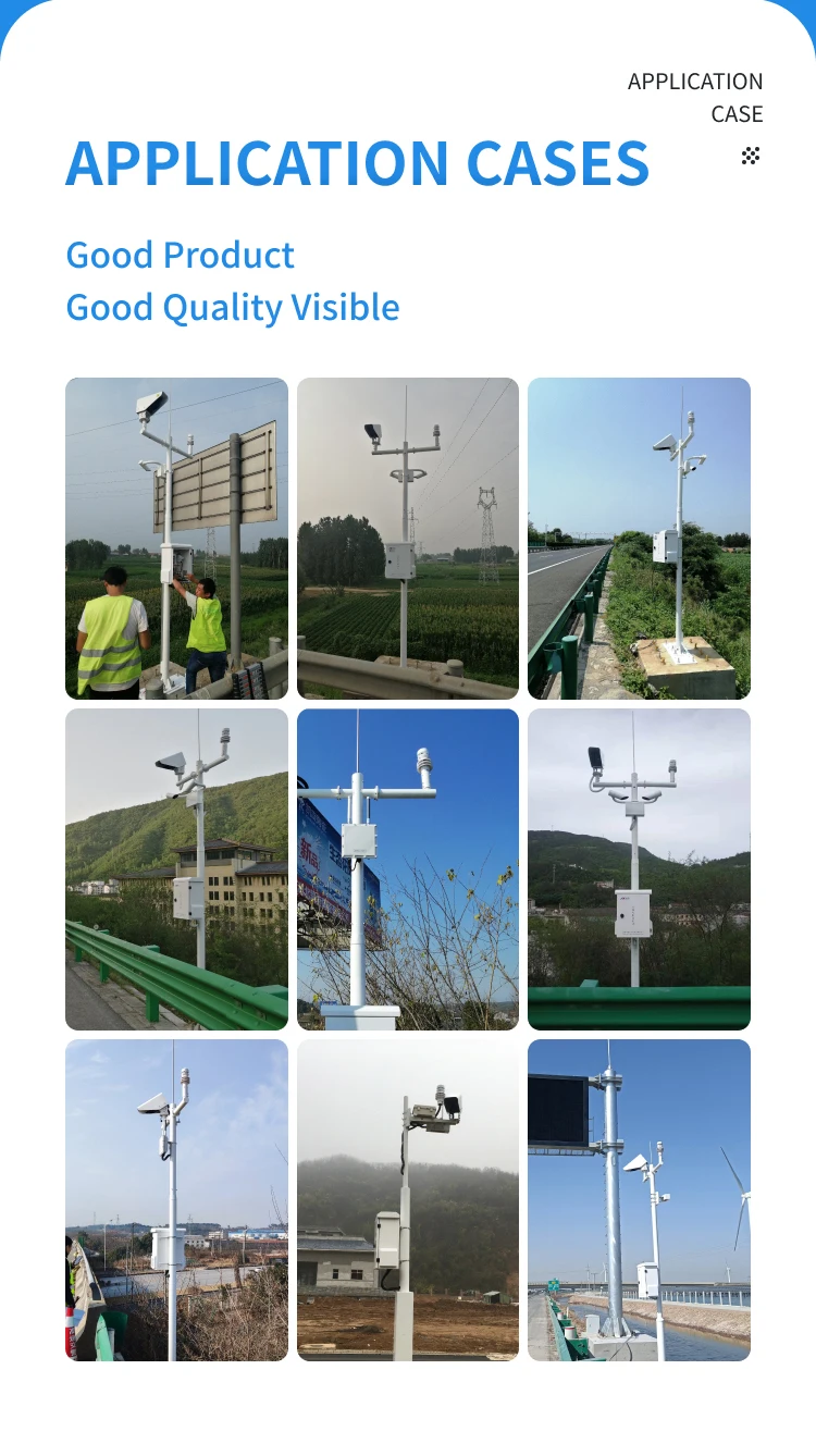 Compact Weather Meteorological Station Automatic Ultrasonic Weather Station  Hygrothermal Sensor Relative Humidity