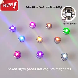 Lâmpada LED estilo toque miniatura, brinquedos leves modelo, criação de modelos DIY para robôs e carros, recém-chegados, 1pc