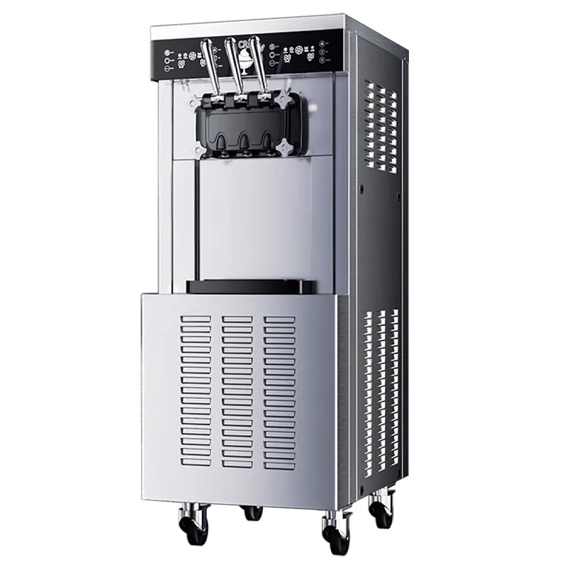 

Dual system, single cylinder operation ice cream machine, commercial fully automatic