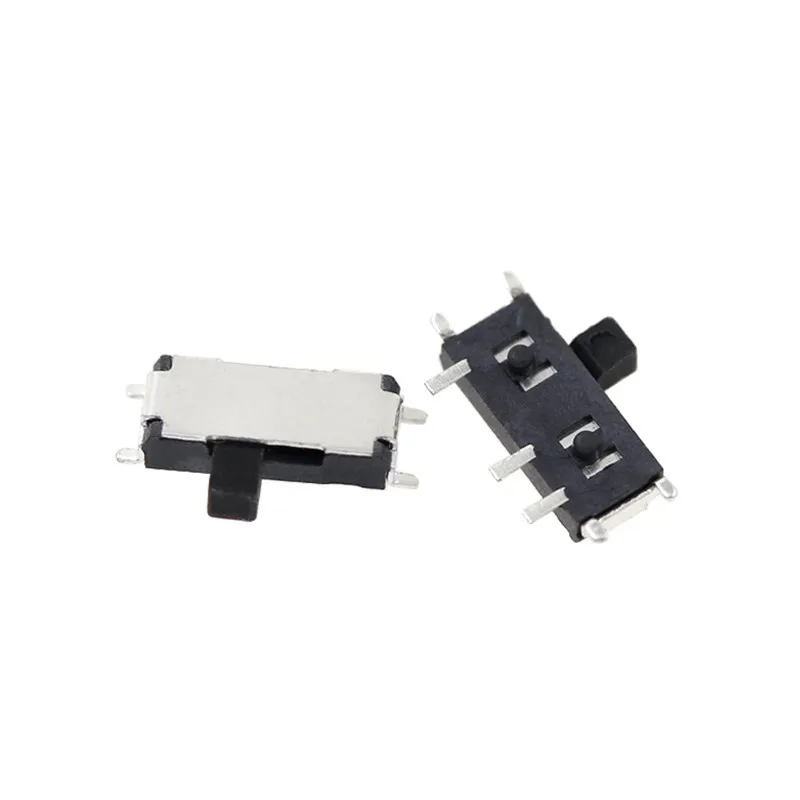 50PCS/LOT Toggle switch MINI SMD Switch MSK-12C01 MSK-12C02 7pin 1P2T ON/OFF Switch For MP3 MP4