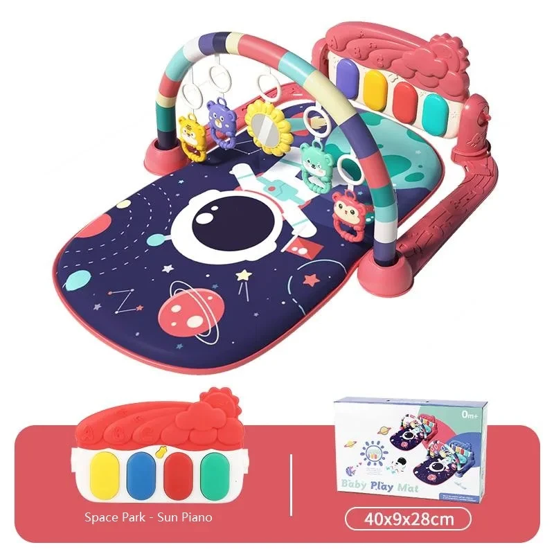 Multifunctional Baby Gymnastics Fitness Frame Kids Early Education Crawling Blanket Activity Mat Puzzle Game Mat Child Supplies