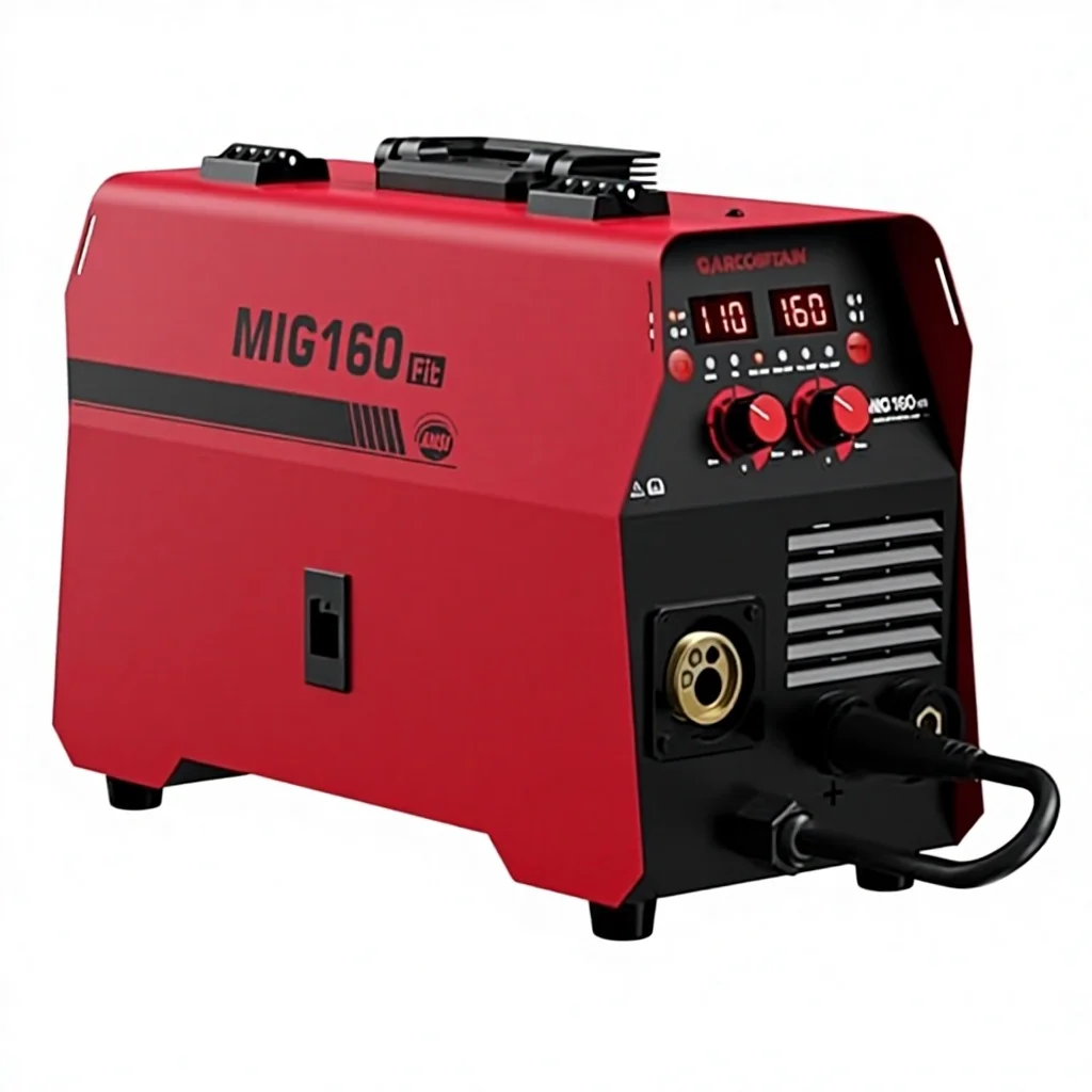 ARCCAPTAIN 160A 4-in-1 Synergy MIG//Lift TIG/Stick Welder 110V/220V with 1lb Flux Core Welding Wire