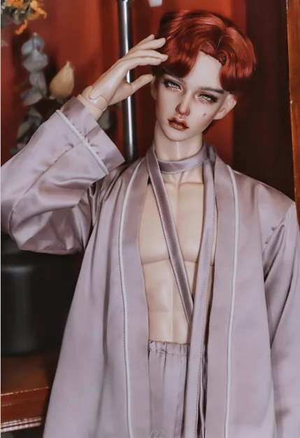 D09-P112 Kinder handgemachtes Spielzeug Onkel 1/4 1/3 Onkel starker Onkel BJD Puppenkleidung schwarz rot grau Farbe Pyjamas 3 Stück/Set