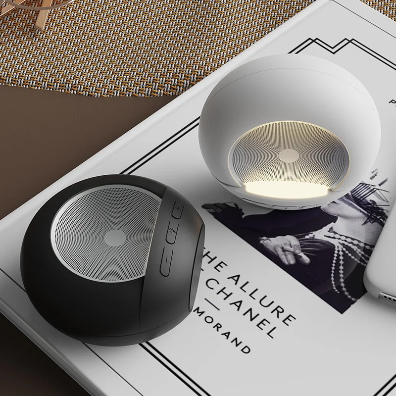

2 in 1 Portable Speaker TWS Wireless 3D Stereo Subwoofer Outdoor Home Speakers Music Player Sound Box Bass with Lamp New