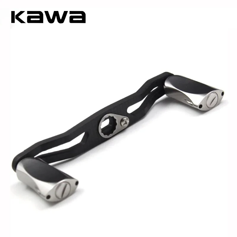 KAWA Fishing Reel Handle Carbon Fiber for D/A Allloy Knob Hole size 8*5mm Length 105mm Fishing Reel Rocker Accessory