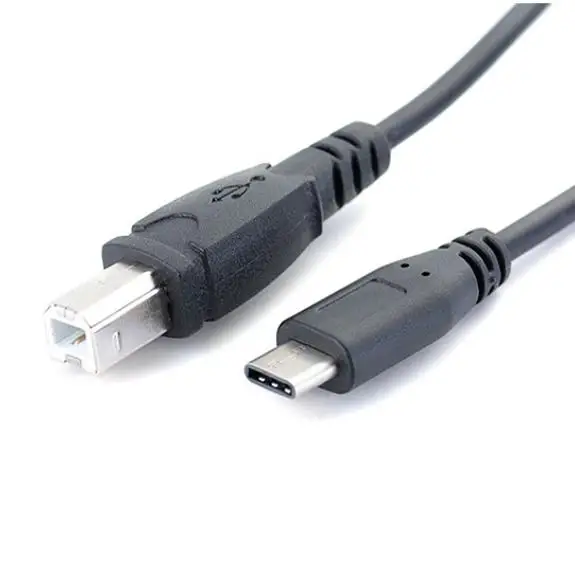 USB Cable OTG Sound Card Cable B to C Port Decoding Digital Printing Port to TYPEC Port Data Cable