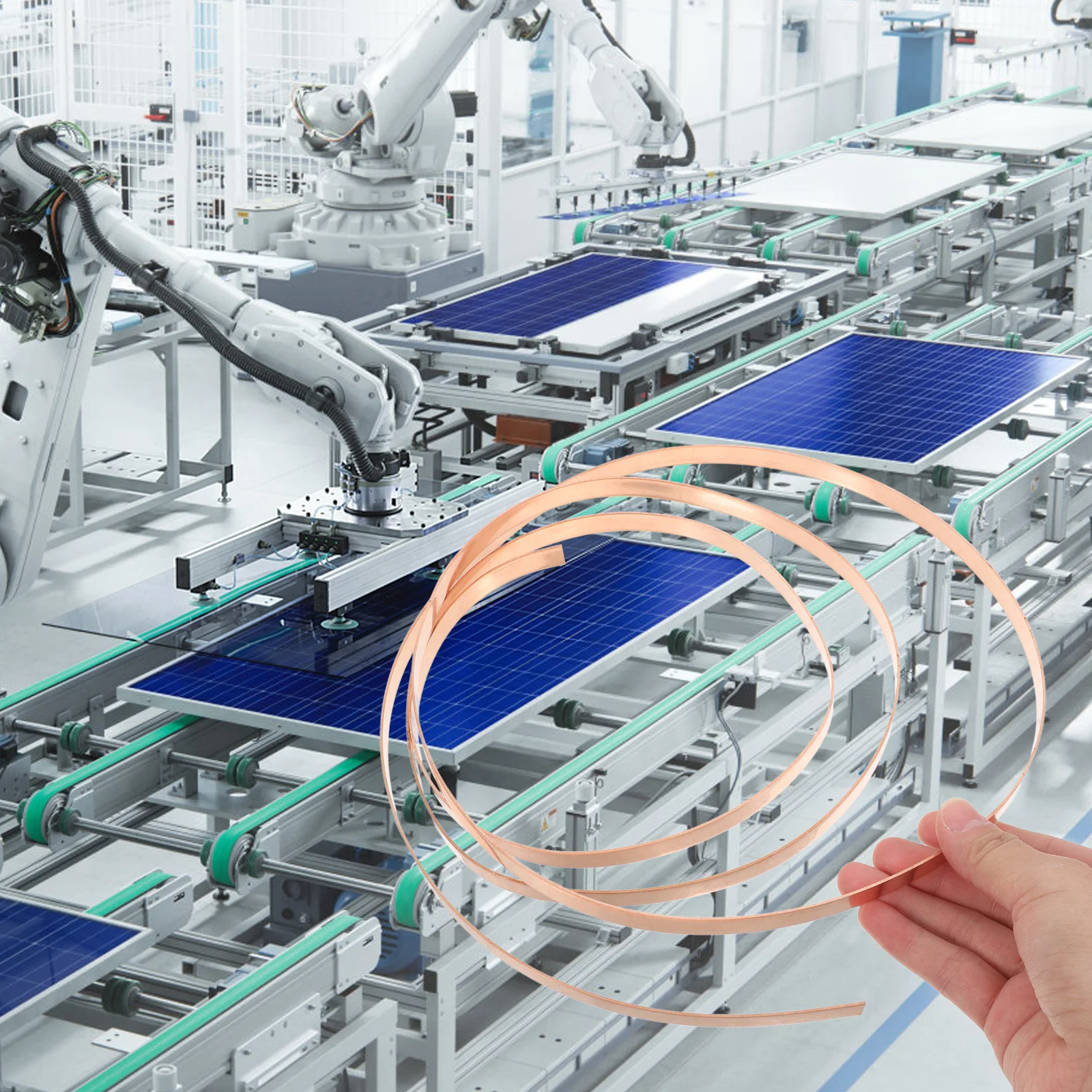 

1 Roll Thin Copper Sheet Roll For Electrical Diy Crafts Industrial Use Copper Foil Plate Grounding Strip Electromagnetic