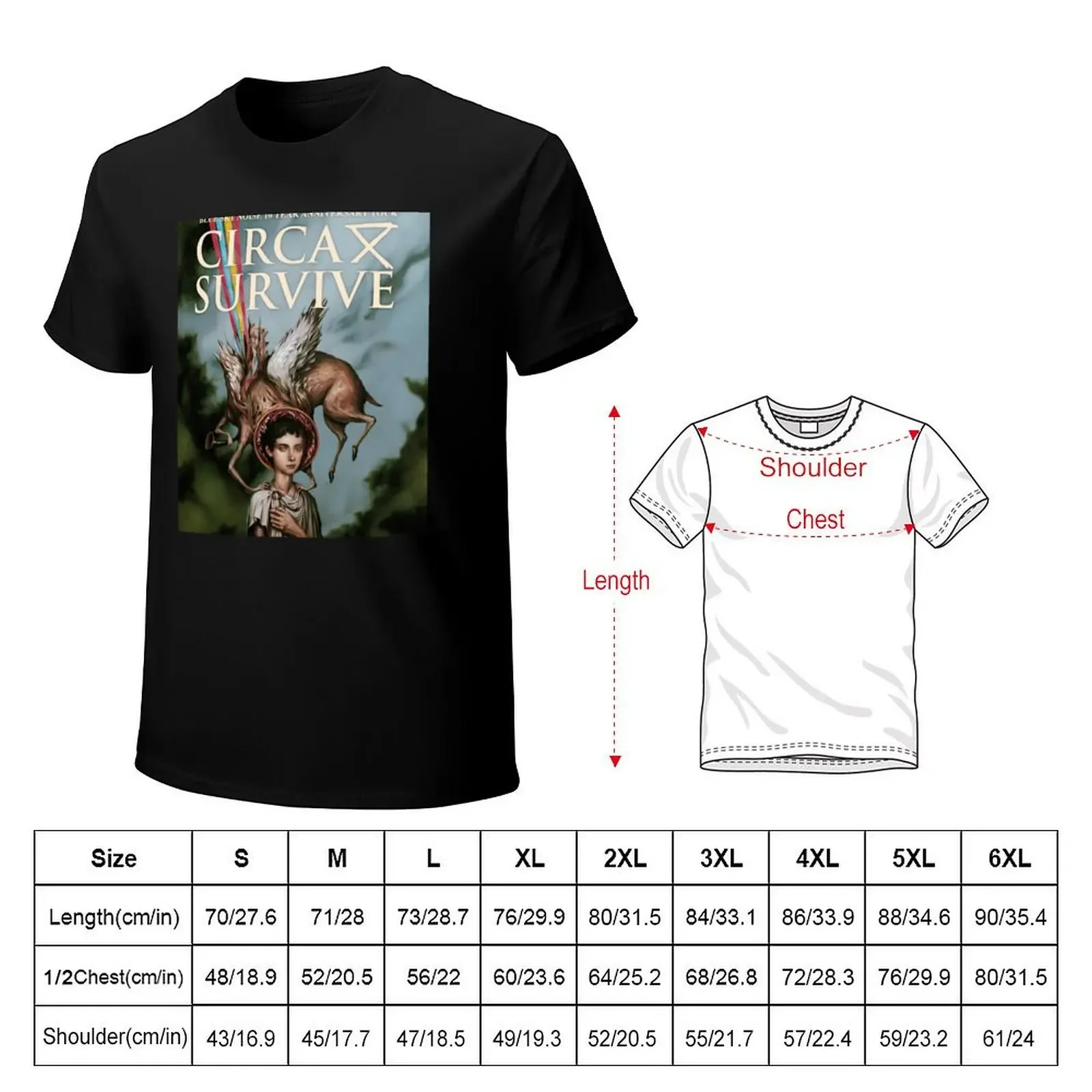 circa survive T-shirt customizeds cute clothes Men's t-shirts