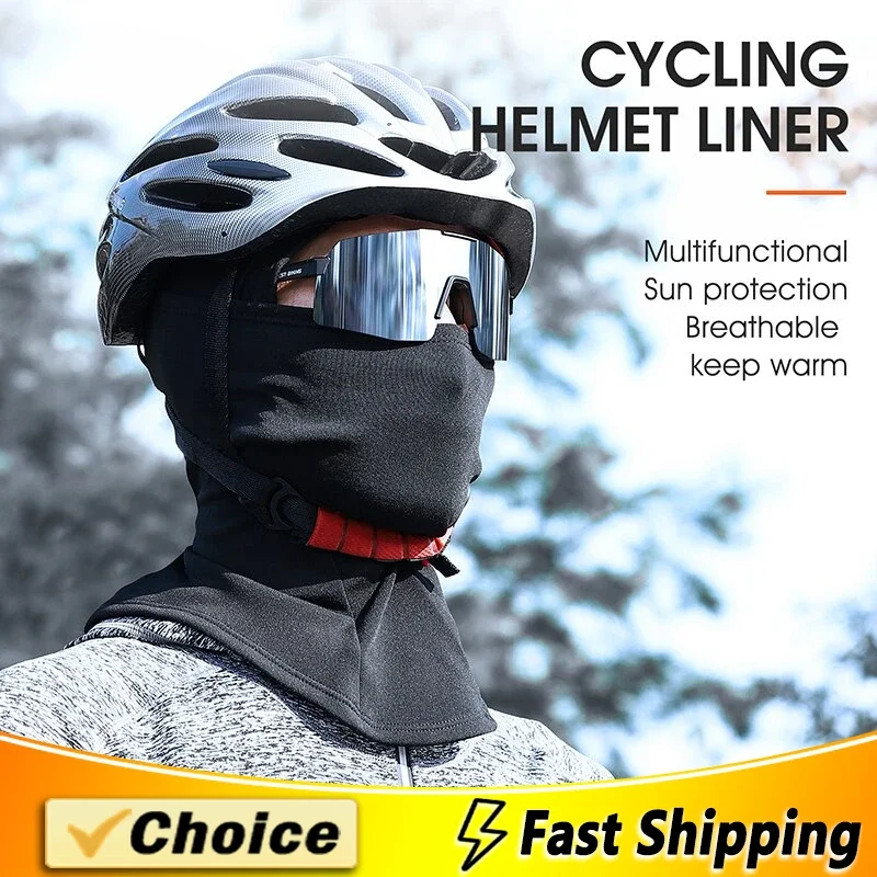 WEST BIKING Cycling Cap Winter Warm Running Scarf Balaclava Velvet Bike Full Face Cover Headwear Climbing Fishing Skating Hat