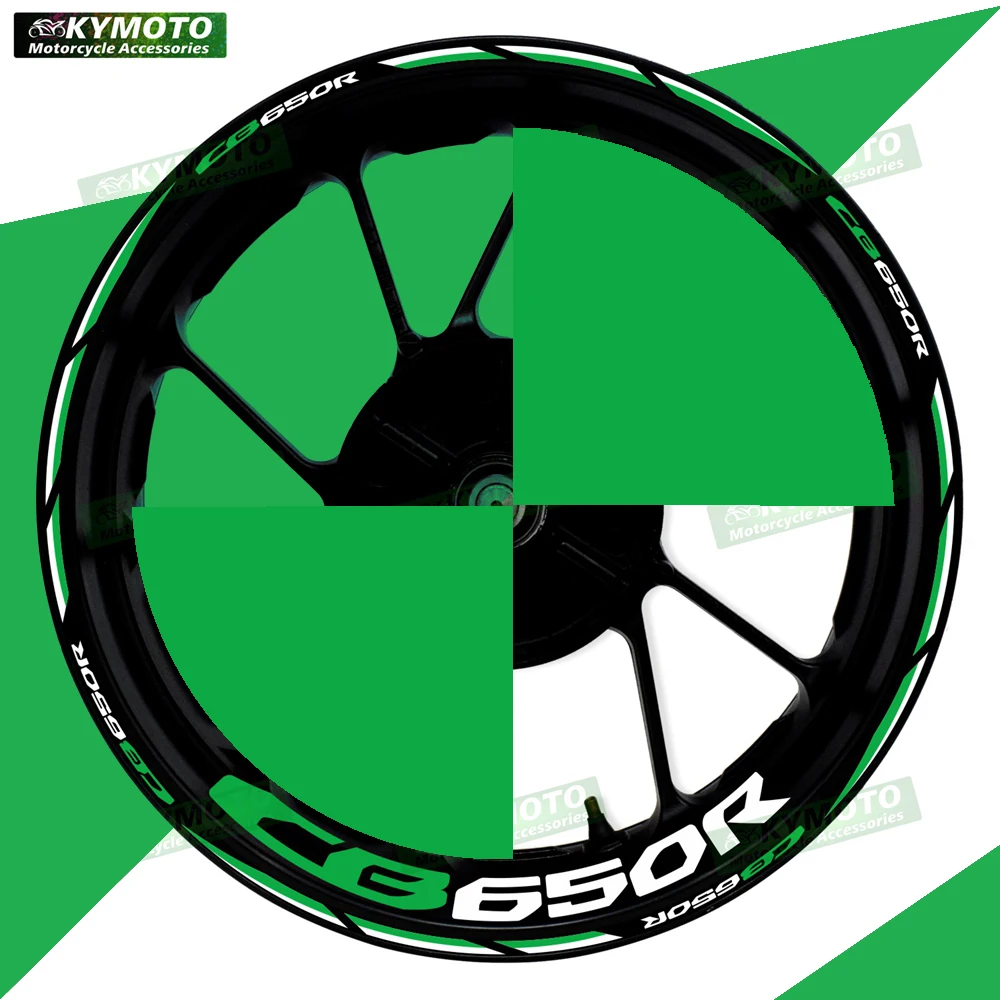 

For Honda CB650R CB 650R motorcycle accessories 17-inch front and rear wheel decals fairing reflective sticker decoration