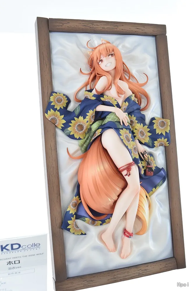【Em estoque】Original KADOKAWA KDcolle Spice and Wolf Holo Figuras em escala 1/7 Animação Ornamentos Presentes