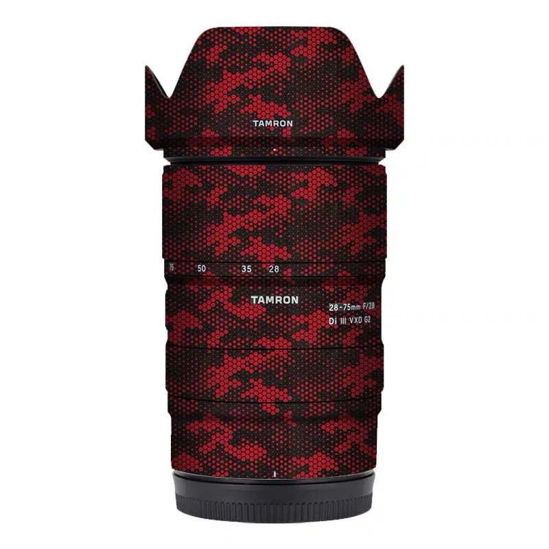 28-75 F2.8 G2 Наклейка на объектив с креплением Nikon Z 28 75 II Оберточная крышка для Tamron 28-75 мм F/2.8 Di III VXD G2 Защитная пленка для объектива