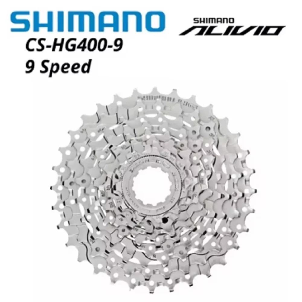 Shimano Alivio M4000 HG400-9 9-скоростная кассета для горного велосипеда MTB с муфтой свободного хода HG400 9S 11-25T 11-28T 11-32T