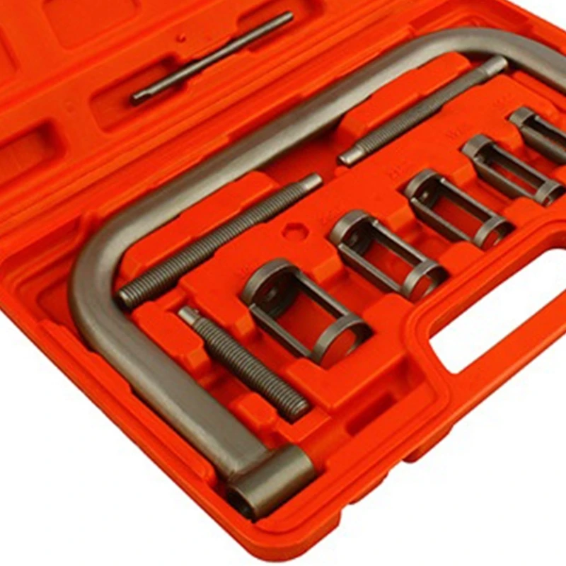 10 piezas para válvula SpringCompressor Motor vehículo herramienta abrazadera compresión para Motor