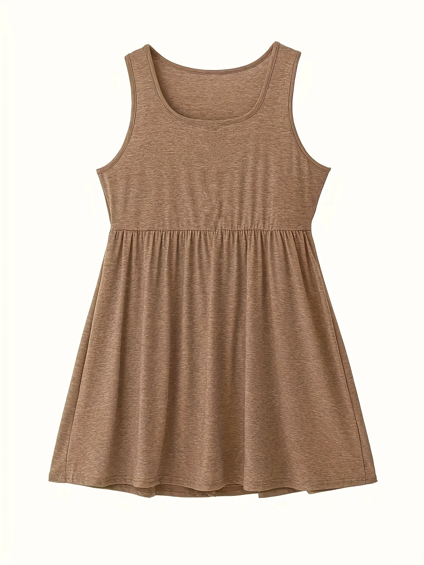 Vestido tipo chaleco para mujer, estilo europeo y americano, informal, sencillo, decorativo, estilo Amazon shein, verano, 2024