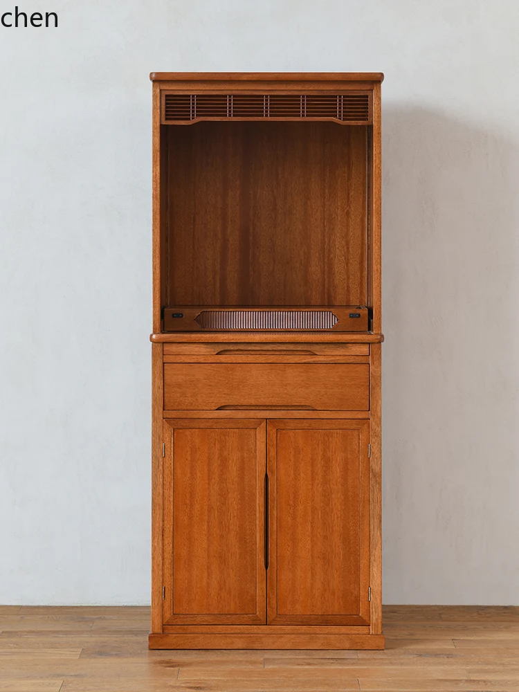 LXC خشب متين ضريح المنزل قوانيين بوذا خزانة الدائمة غرفة المعيشة إله الثروة طاولة العبادة مذبح البخور عرض الجدول #5