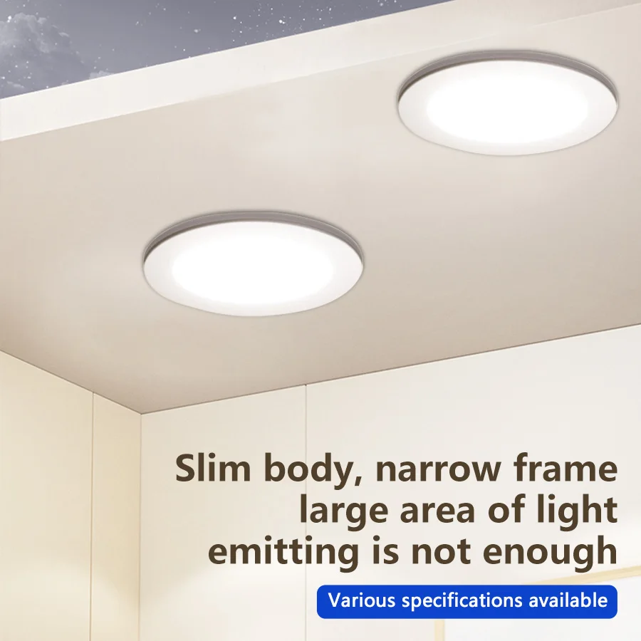 9W LED Downlight Ceiling Lights 3 Modes Recessed Down Light With Night Lights Round Led Panel Light 110V 4 inch Led Spot Lights