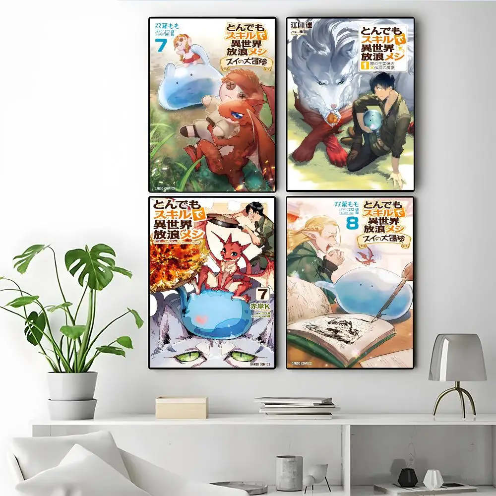 Cooking in Another World Absurd Skill Poster Modern Elegant Wall Stickers, Home Decor Poster, Wall Art for Living Room & Dorm