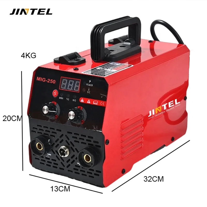 On Sale MIG-250 Gasless Mig Welding Machine 250amp 400 Amp 500 Amp Flux Cored Mig TIG Mma 3-in-1 Arc Welders Soldador 110V 220V view 6