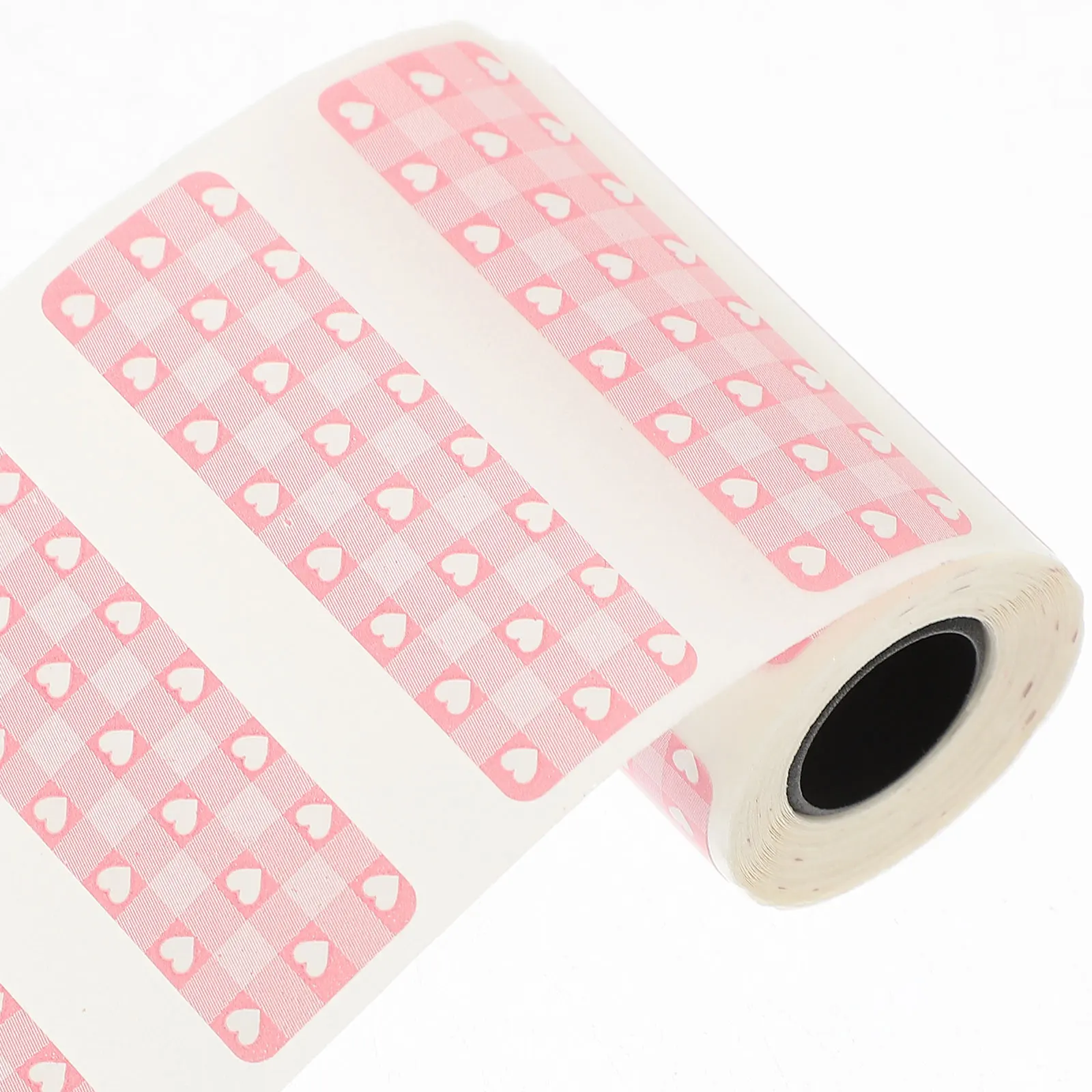 

Thermal Label Paper Mini Printer Adhesive Self-adhesive Heart-shaped Printing Pink