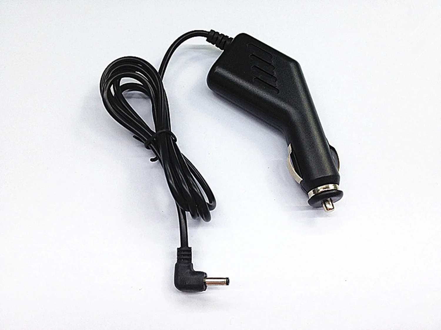 Carregador do carro do isqueiro do cigarro, adaptador do poder da C.C., cabo 1.5m, 12V, 1A, 3.5x1.35mm