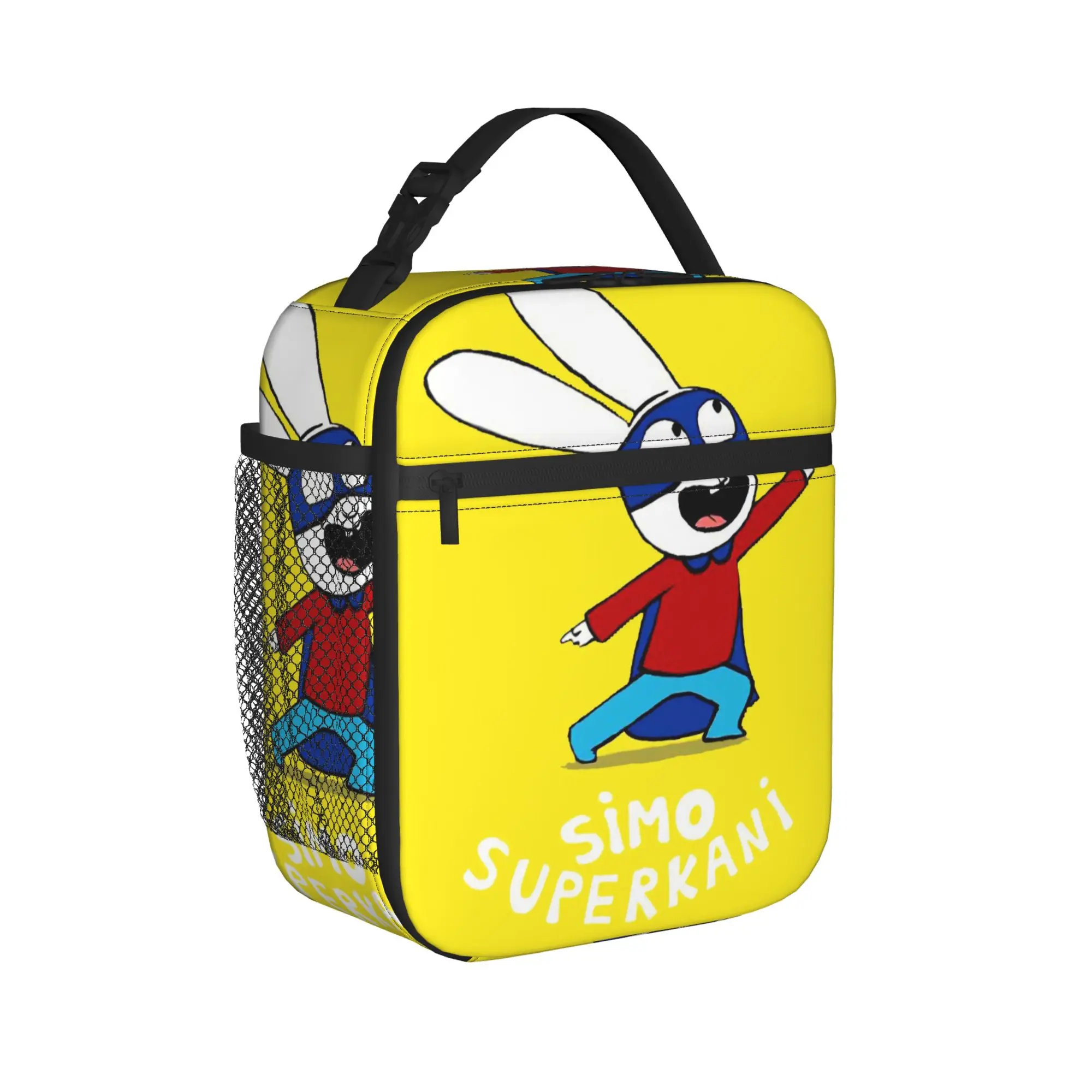 Insulated Lunch Bags Simon Super Rabbit Accessories  Food Box Y2K Cooler Thermal Bento Box For School