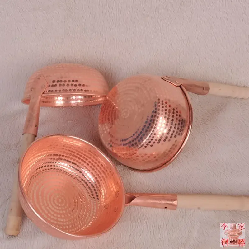 

Copper pot hand thickened Yunnan characteristic small rice noodle red copper tableware pure belt Rice