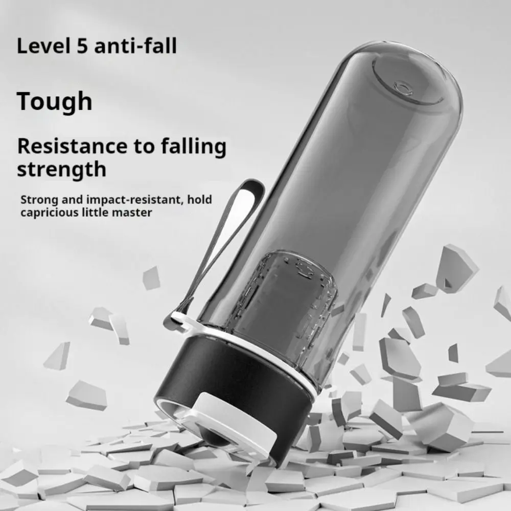 

BPA Free Portable Water Bottle Tritan Material Large Capacity Tea Cup with Filter Handle Rope Magnetic Suction