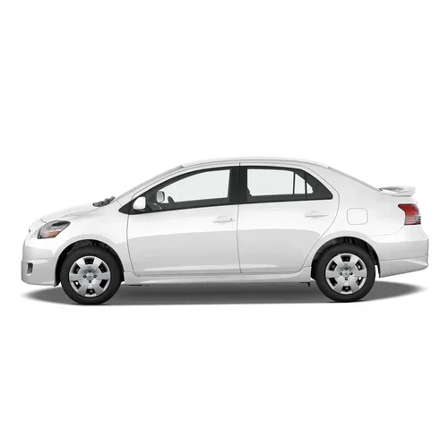 Imagen 2 del producto 4 Uds sedán Windows de salón de goma exterior para Yaris Xp90 2007-2012 Protector laminado de vidrio burlete para Vitz 68210-0D120