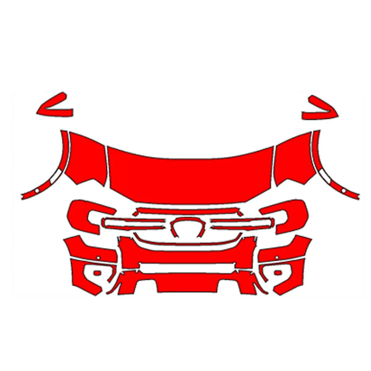 

For Ford Ranger 2024-2025 PreCut Paint Protection Film Clear Bra PPF