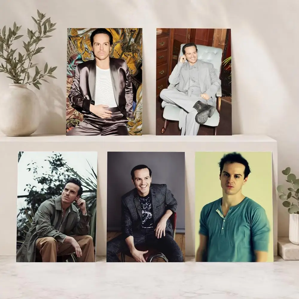 Charming Versatile Actor A-Andrew Scott Poster Series HD Wall Living Room Home Decor Gift
