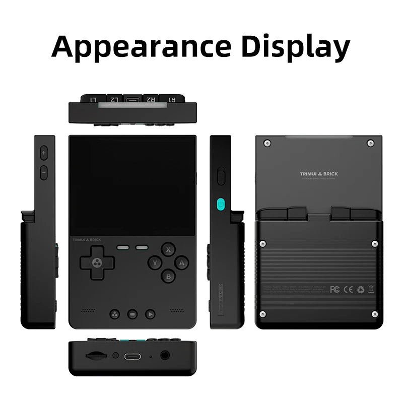 

Trimui Smart Pro Handheld Game Console 4.96''IPS Screen Linux System Joystick RGB Lighting Smartpro Retro Video Game Player Gift