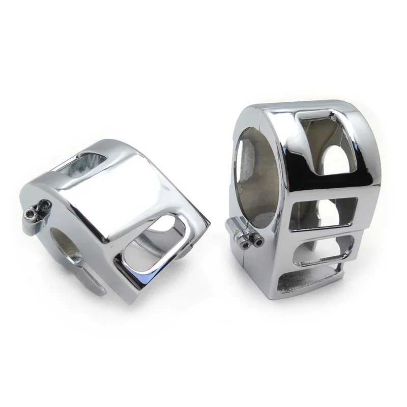 For Motorcycle  XVS V-Star 1100 Custom XVS1100 1999-2012 CHROME Switch Housing Cover