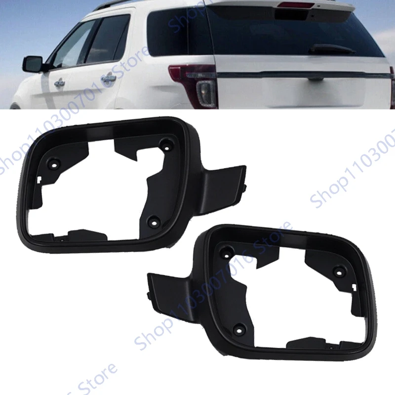 

Car Rearview Mirror Frame For Ford Explorer 2011 -2015 2016 2017 2018 2019 Door Mirror Cover Rear View Housing Shell