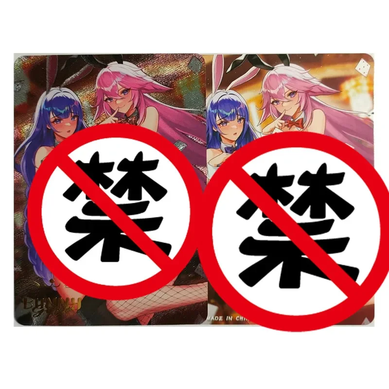 

1 шт. DIY аниме карта богини кролик девушка персонаж серии ACG сексуальная кавайная игрушка подарок игра комиксы коллекционные карты