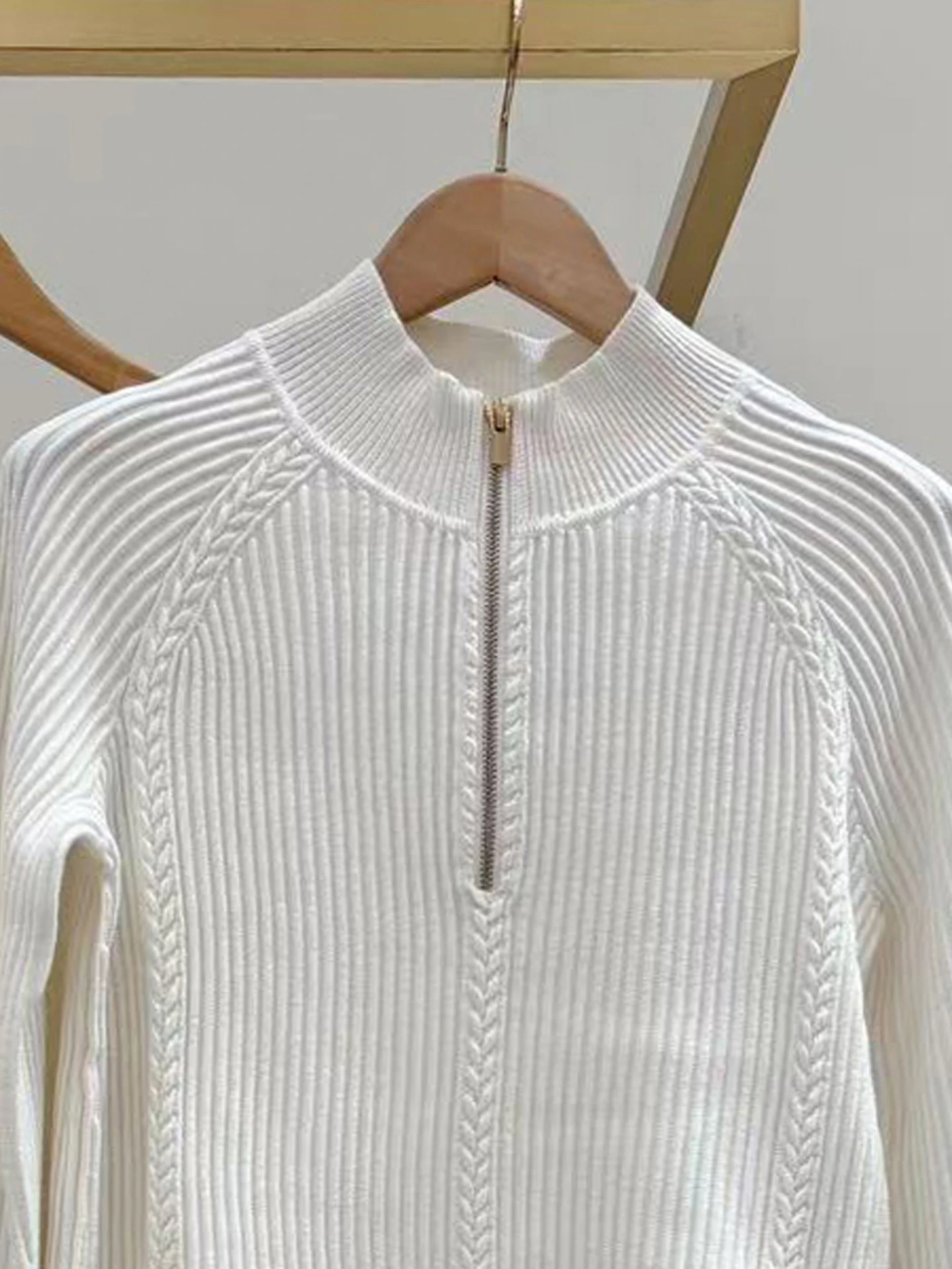 

M Home Nan You Высококачественный женский модный вязаный топ с высокой талией и длинной юбкой, осенняя коллекция, удобное полиэфирное волокно