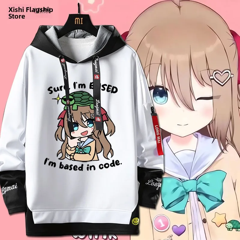 

Худи Neurosama Virtual Broaasters Adult Fansub, модная толстовка с длинными рукавами из полиэстера, повседневная одежда для мужчин и женщин