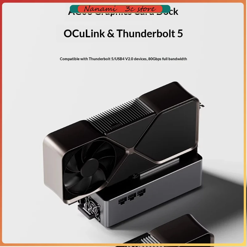 

Док-станция для видеокарты AG03 с интерфейсами OCulink и USB4 v2.0, совместимая с Thunderbolt 5, с обратным питанием 140 Вт, подарки в комплекте