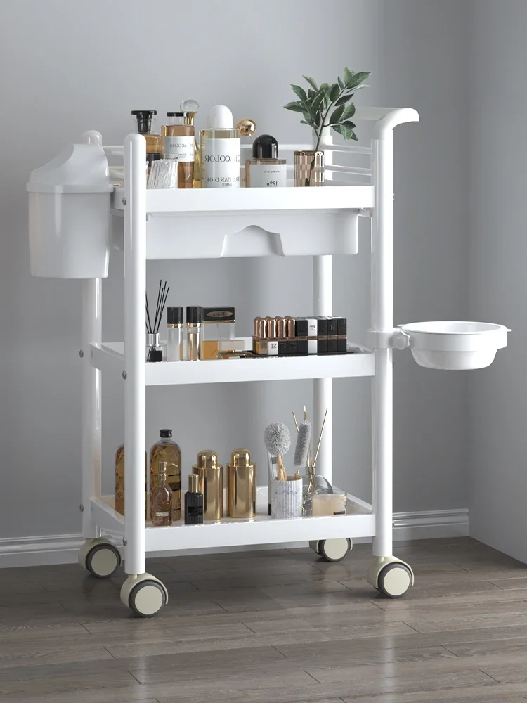 

Beautify Hairdressing Multifunction Salon Trolley Rolling Cart Bubble Salon Trolley Carrello Attrezzi Beauty Furniture