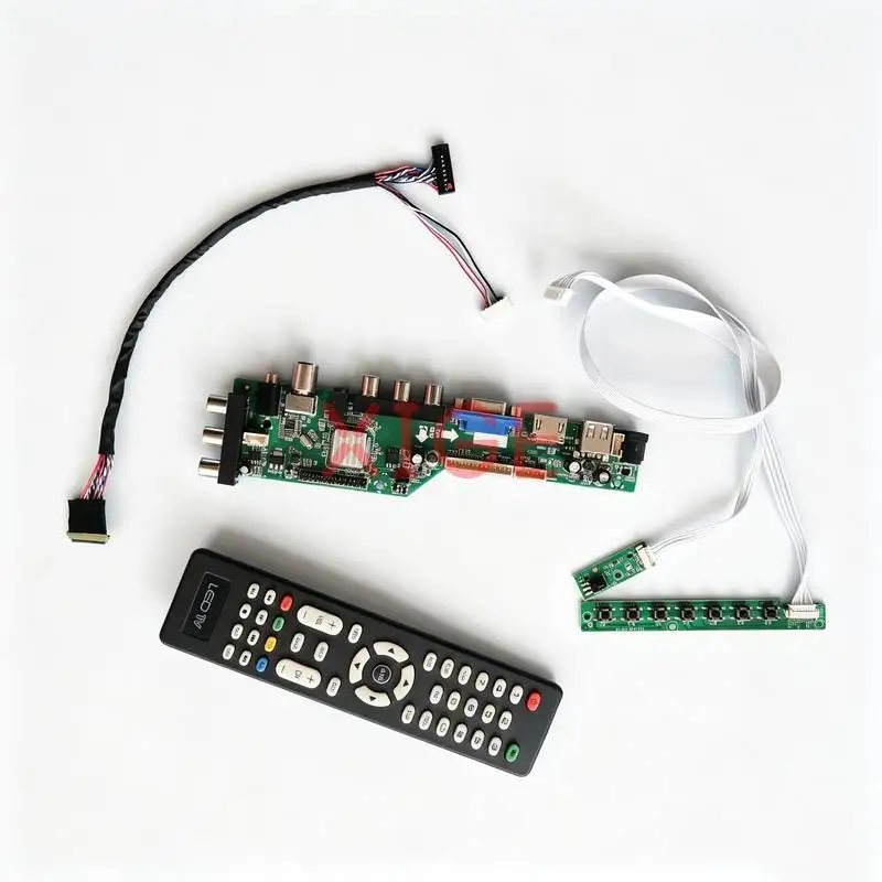 

For B140XW01 B140XW04 B140XW03 B140XW02 Controller Board Kit DIY 1366x768 Laptop Screen HDMI/VGA/AV/USB/DVB 40-Pin LVDS 1366*768