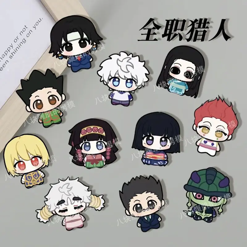 HUNTER×HUNTER Anime GON·FREECSS Killua Zoldyck  Acrylic Badge Cartoon Pins DIY Decor Backpack Clothes Accessories Cosplay Gift